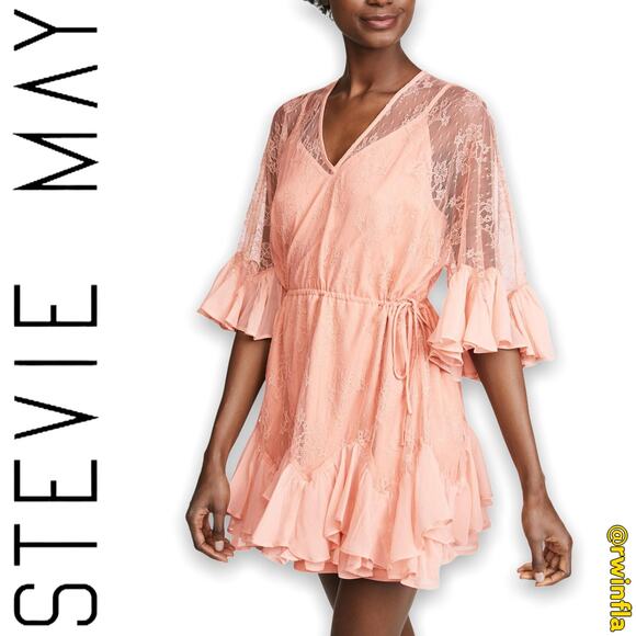 Stevie May Arid Dreams Mini Dress Flowy Mad Men Retro Inspiration Romantic Small - Picture 1 of 11